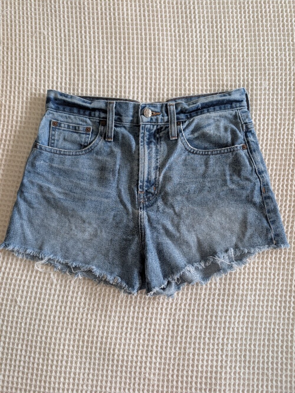 Madewell The Perfect Jean Short Cut Offs Size 26
